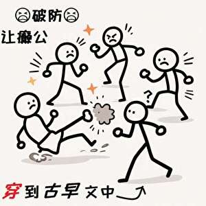穿到古早文里，让癫公破防（穿书）